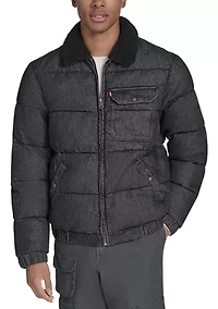 Men's Quilted Denim Depot Jacket