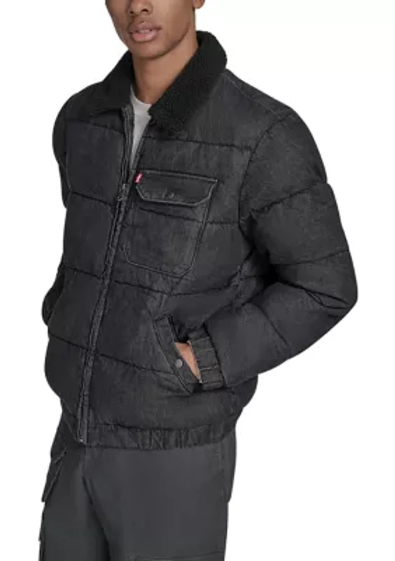Men's Quilted Denim Depot Jacket
