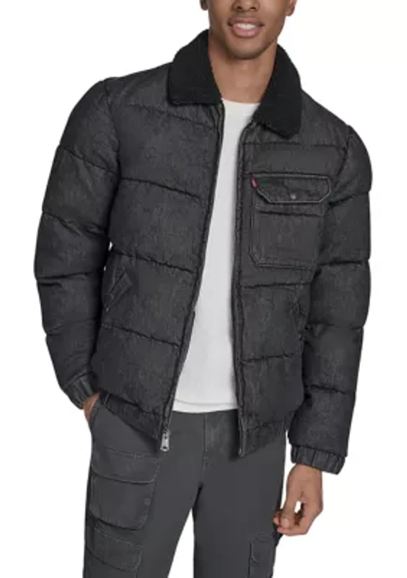 Men's Quilted Denim Depot Jacket