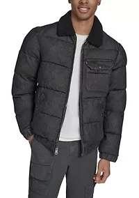 Men's Quilted Denim Depot Jacket