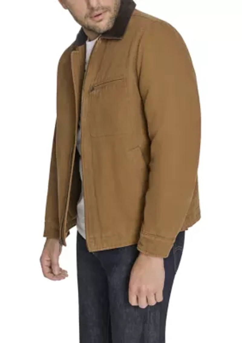 Cotton Canvas Easy Barn Jacket