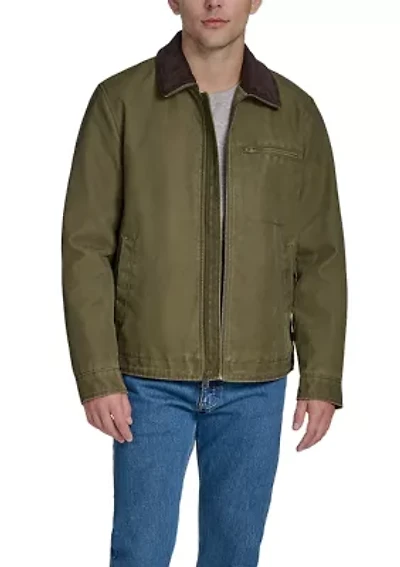 Men's Pigment Dyed Poly Easy Barn Jacket