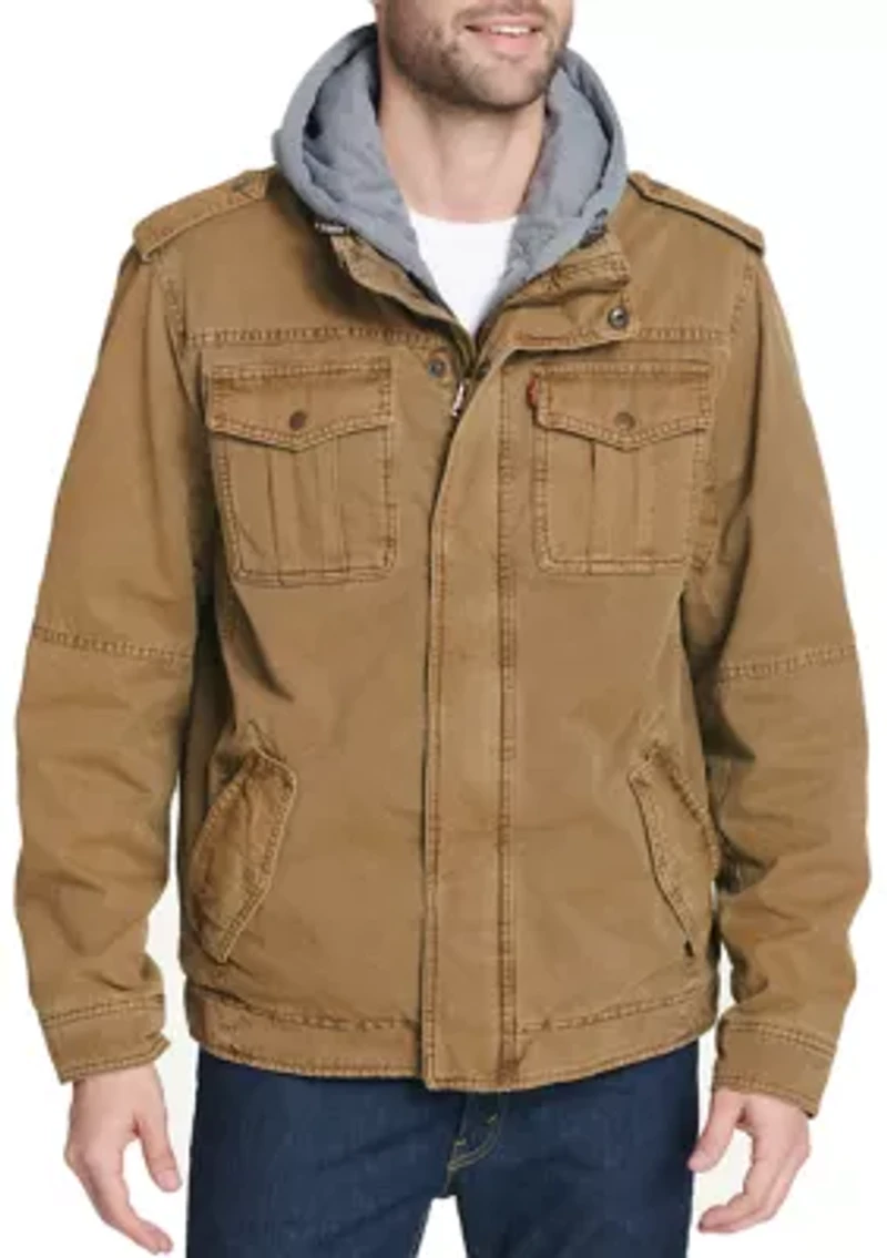 Military Trucker Jacket