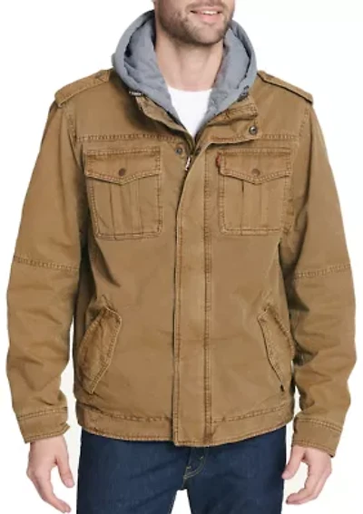 Military Trucker Jacket