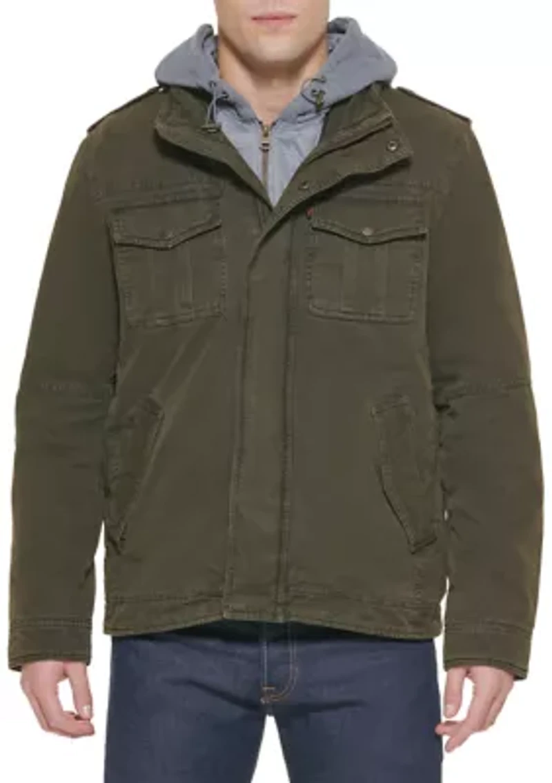 Military Trucker Jacket