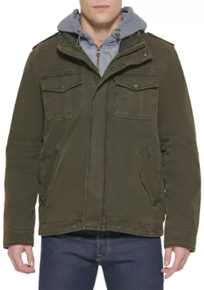 Military Trucker Jacket