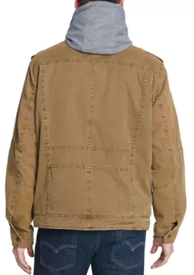 Military Trucker Jacket