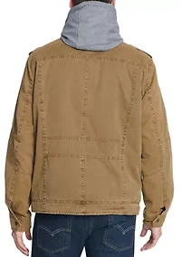 Military Trucker Jacket