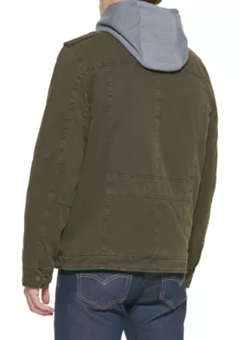 Military Trucker Jacket