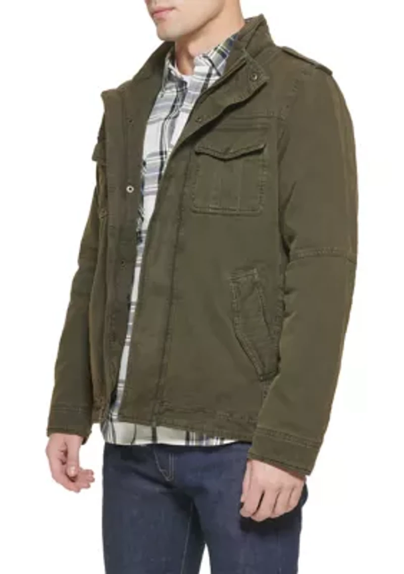 Military Trucker Jacket