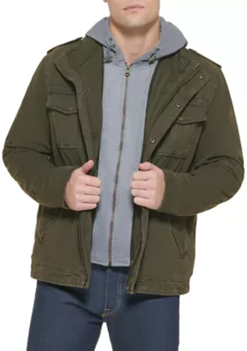 Military Trucker Jacket