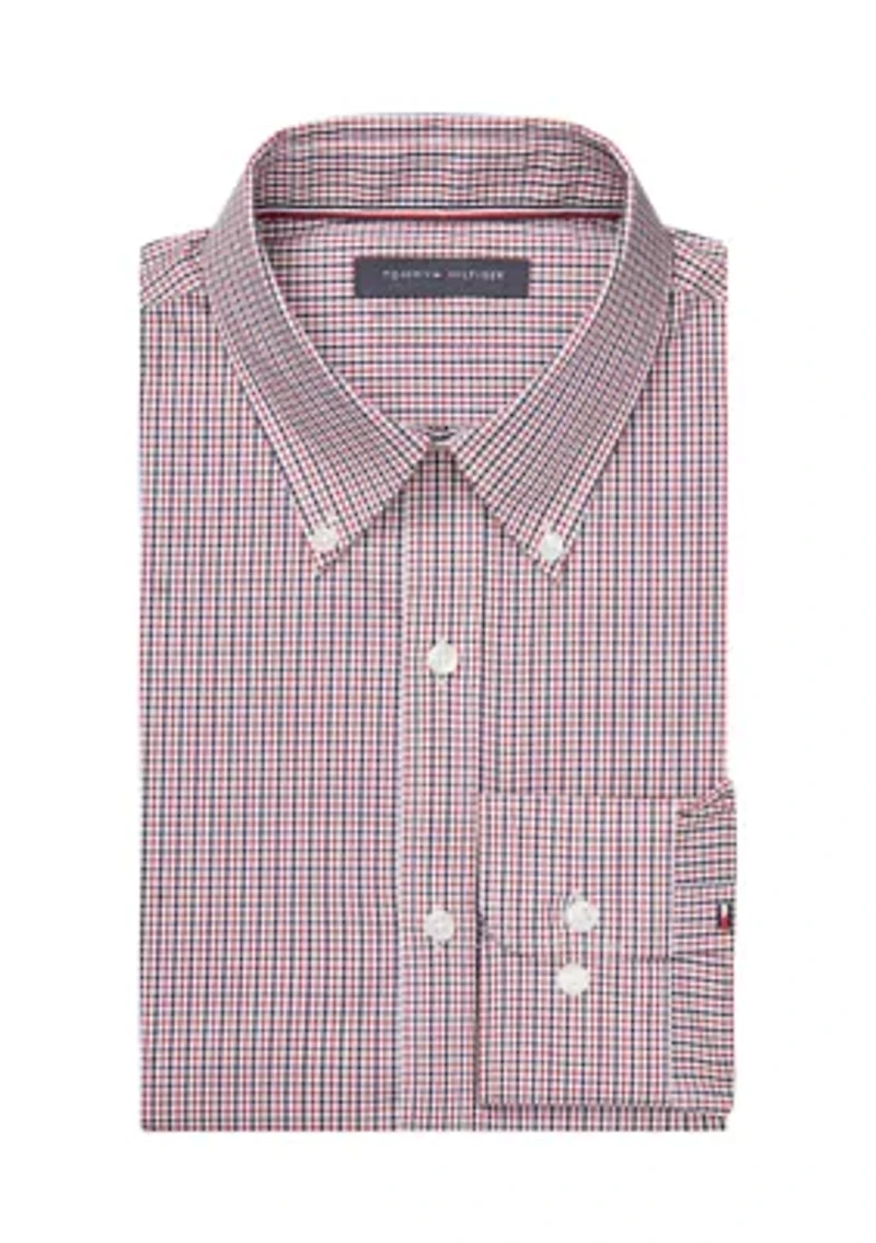 Men's TH Flex Slim Fit Twill Dress Shirt