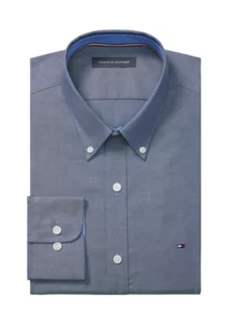 Men's Slim Fit Flex Stretch Dress Shirt