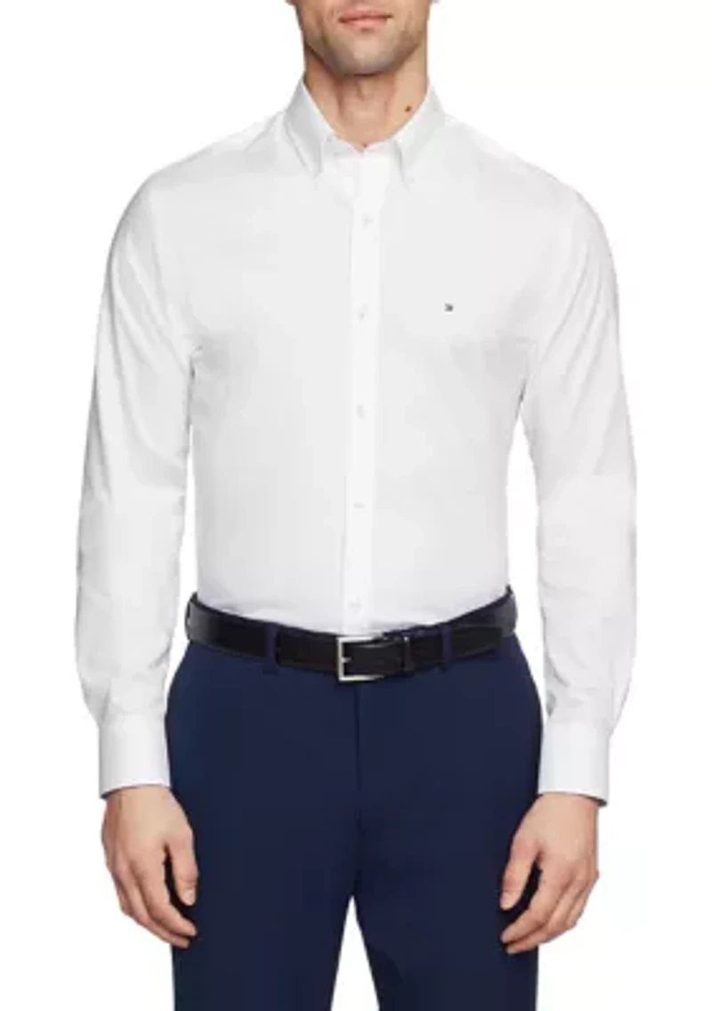 Men's Slim Fit Flex Stretch Dress Shirt