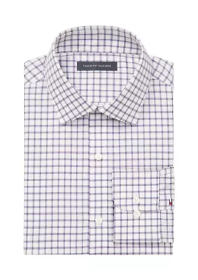 Men's TH Flex Slim Fit Twill Dress Shirt