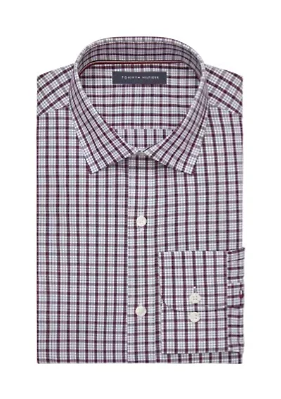 Long Sleeve Slim Check Shirt