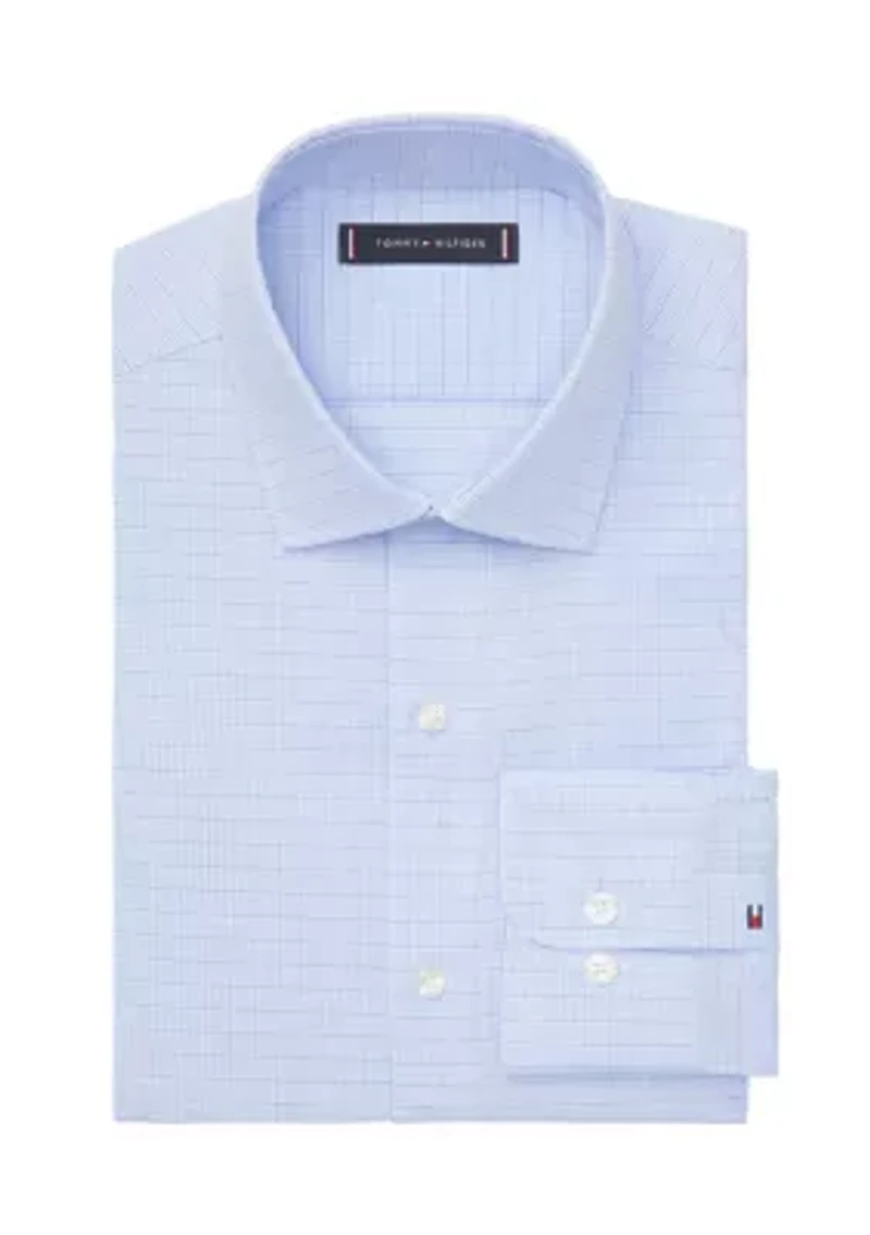 Flex Pinpoint Regular Fit Oxford Dress Shirt