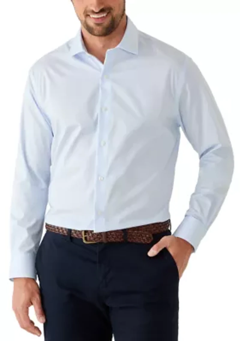 Men's Long Sleeve Regular Fit Striped Shirt