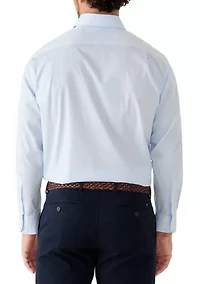 Men's Long Sleeve Regular Fit Striped Shirt