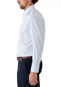 Men's Long Sleeve Regular Fit Striped Shirt