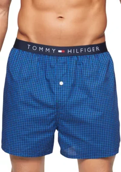 Woven Check Boxer