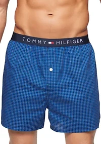 Woven Check Boxer