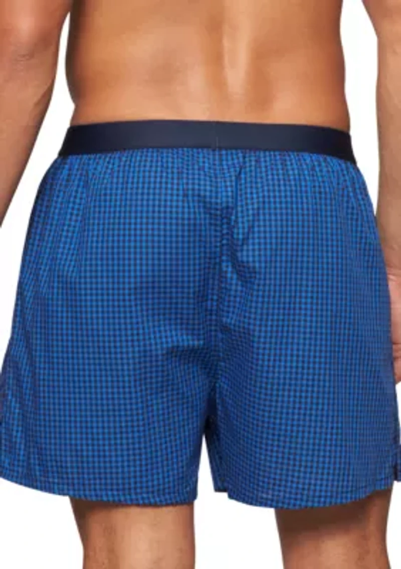 Woven Check Boxer