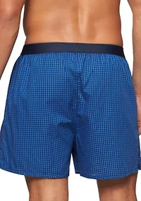 Woven Check Boxer