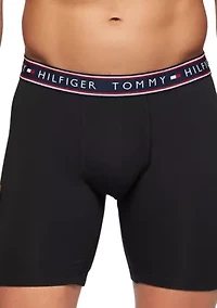 Cotton Stretch Boxer Briefs - 3 Pack