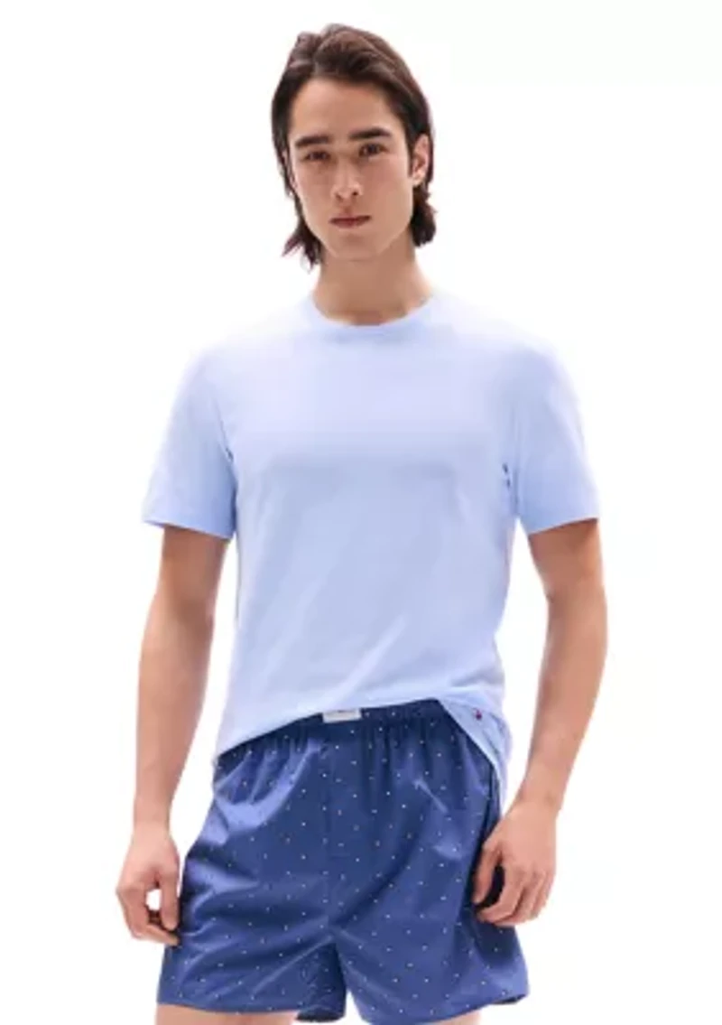 Solid Crew Neck Undershirts - 3 Pack