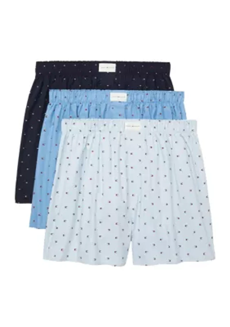 Cotton Classics Woven Boxers - 3 Pack