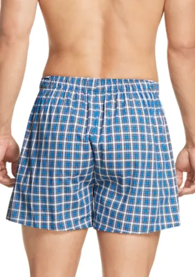 Cotton Classics Woven Boxers - 3 Pack