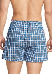 Cotton Classics Woven Boxers - 3 Pack