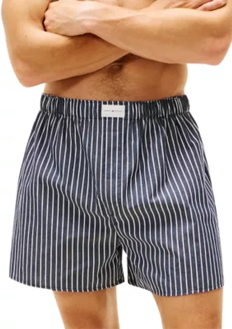 100% Cotton Classics Woven Boxers - 3-Pack