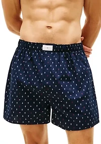 100% Cotton Classics Woven Boxers - 3-Pack