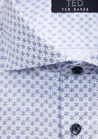 Men's Slim Fit Floral Shirt