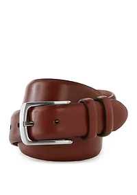 Men's Double Keeper Brushed Nickel Belt