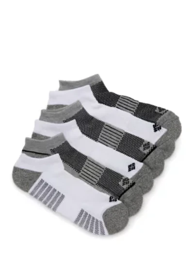Athletic No-Show Socks - 6 Pack
