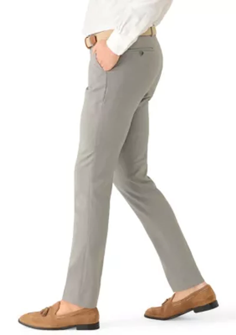 Men's Flat Front Slim Fit Pants