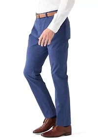 Men's Bright Blue Plaid Pants