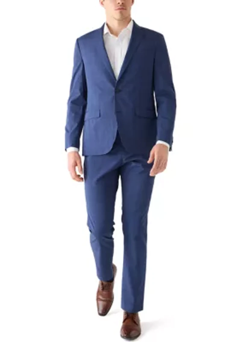 Men's Bright Blue Plaid Pants