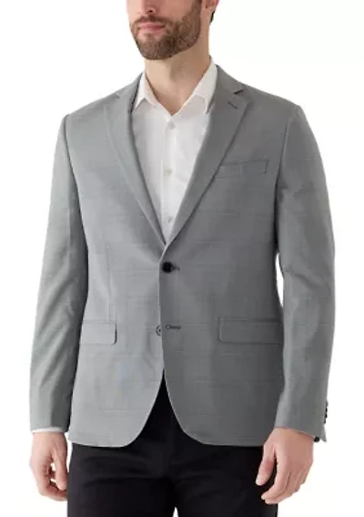 Men's Plaid Blazer