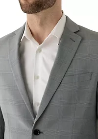 Men's Plaid Blazer