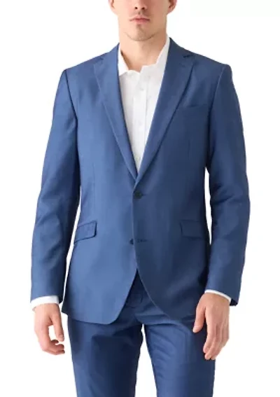 Men's Blue Twill Sport Coat