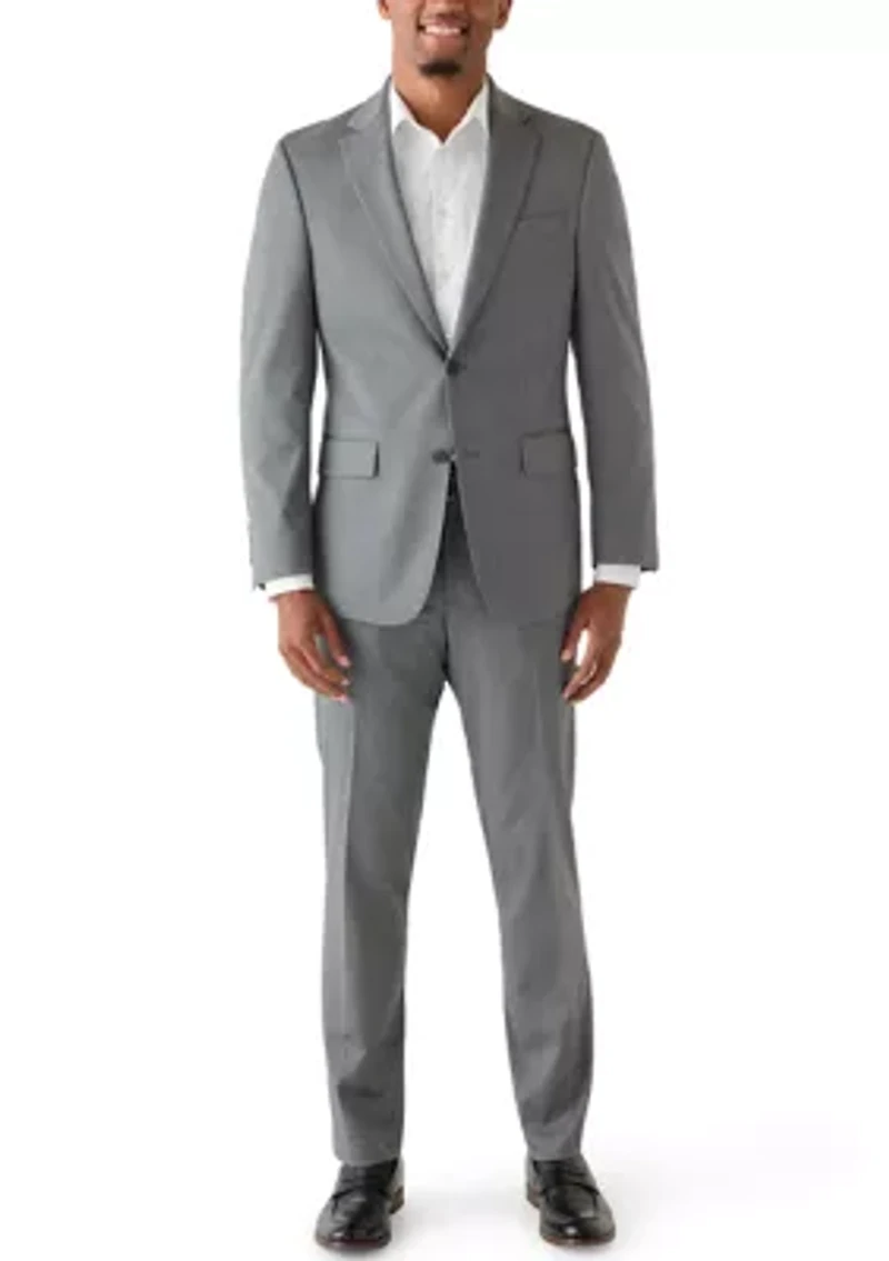 Men's Solid Suit Pants