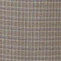 Tan Multi Check Suit Jacket