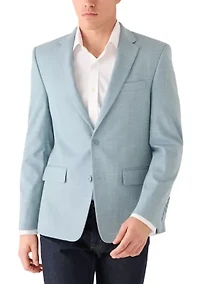 Men's Single Breasted 2 Button-Front Flap Pockets