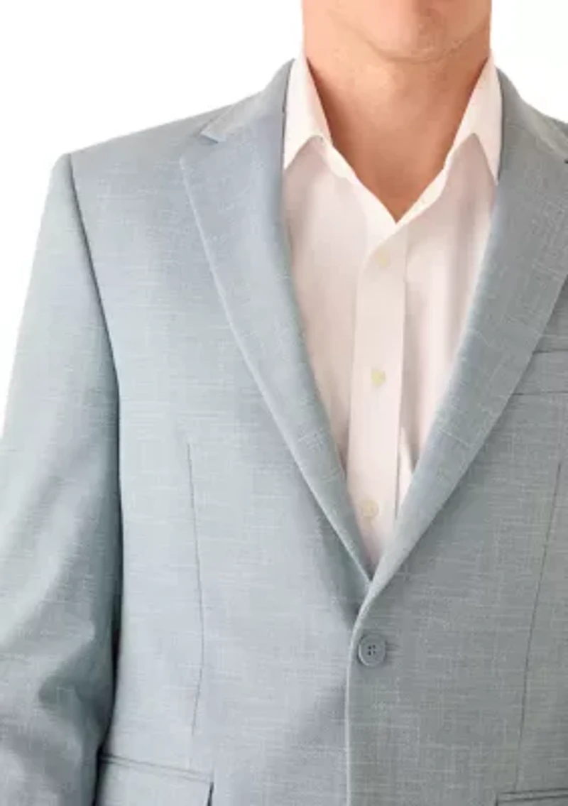 Men's Single Breasted 2 Button-Front Flap Pockets