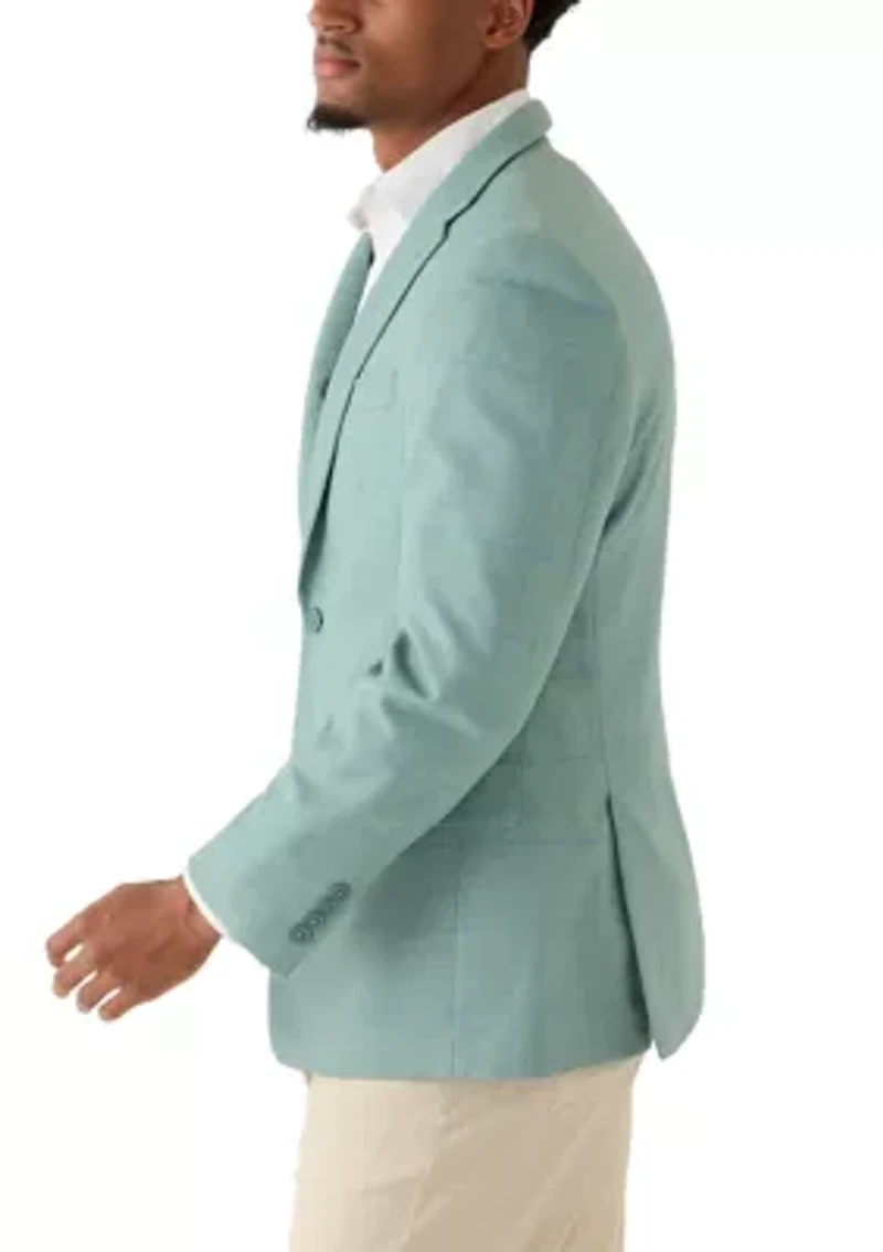 Men's Green Windowpane Jacket