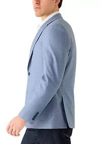 Men's Blue Textured Sport Coat